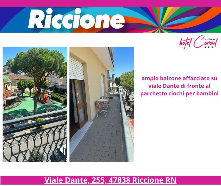 La Plata Hotel - Con Piscina Riccione Ngoại thất bức ảnh