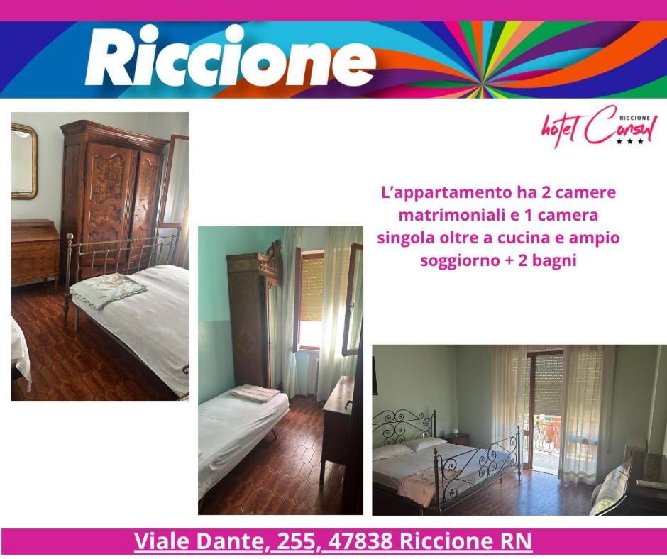 La Plata Hotel - Con Piscina Riccione Ngoại thất bức ảnh