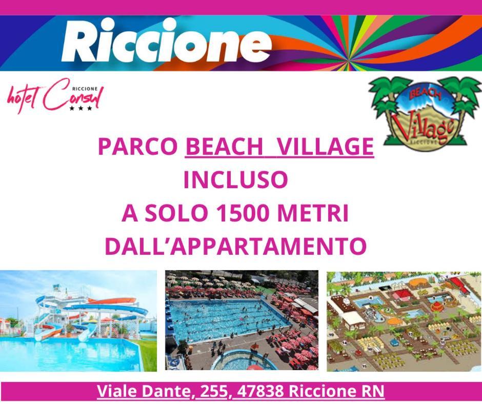 La Plata Hotel - Con Piscina Riccione Ngoại thất bức ảnh